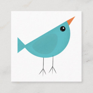 Carte De Visite Carré Birdy 