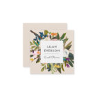 Bliss botaniques | Élégant floral peint | Crème