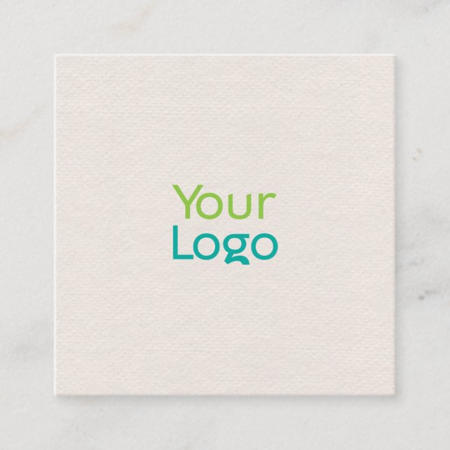 Carte De Visite Carré Boutique Hotdog minimaliste (Devant)