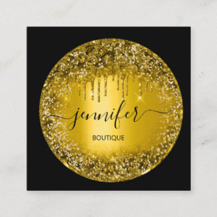 Carte De Visite Carré Boutique professionnelle Boutique Boutique Parties