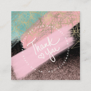 Carte De Visite Carré Boutique Vêtements En Ligne Éclairage Vêtements