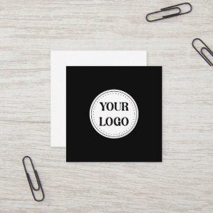 Carte De Visite Carré Branché, élégant et élégant