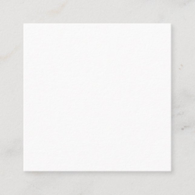 Carte De Visite Carré Business Card 2.5."x2.5" (Devant)