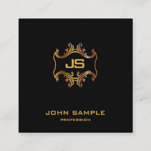 Carte De Visite Carré Carré de luxe professionnel et sophistiqué