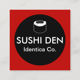 Carte De Visite Carré carré sushi