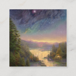 Carte De Visite Carré Ciel nocturne