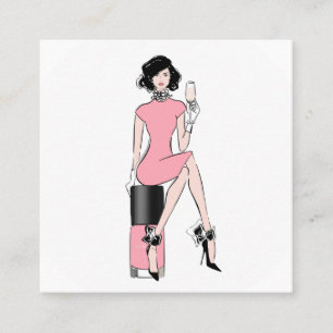 Carte De Visite Carré Clous