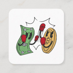 Carte De Visite Carré Club de combat crypto