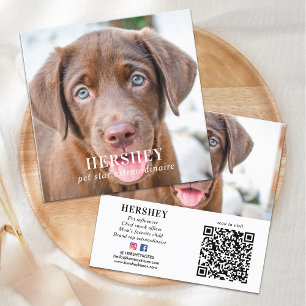 Carte De Visite Carré Code QR de photo 2 pour les médias sociaux personn