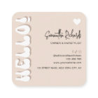 Coiffeuse Beige Retro tendance Salon Chic Moderne