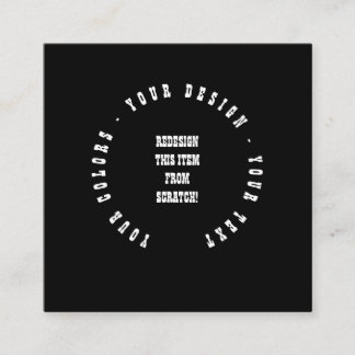 Carte De Visite Carré Create Your Own