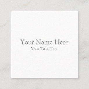 Carte De Visite Carré Create Your Own 2.5" x 2.5" Matte Business Cards
