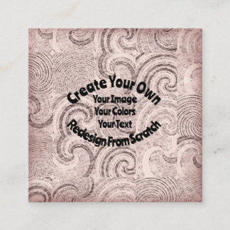 Carte De Visite Carré Créez votre propre conception personnalisée