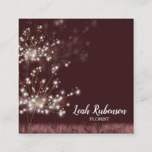 Carte De Visite Carré Dandelions Twilight mignons