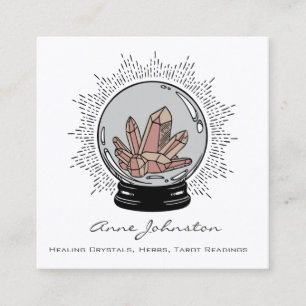 Carte de visite Carré de cristal magique