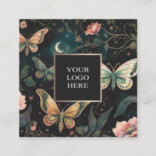 Carte de visite Carré de jardin magique de minuit