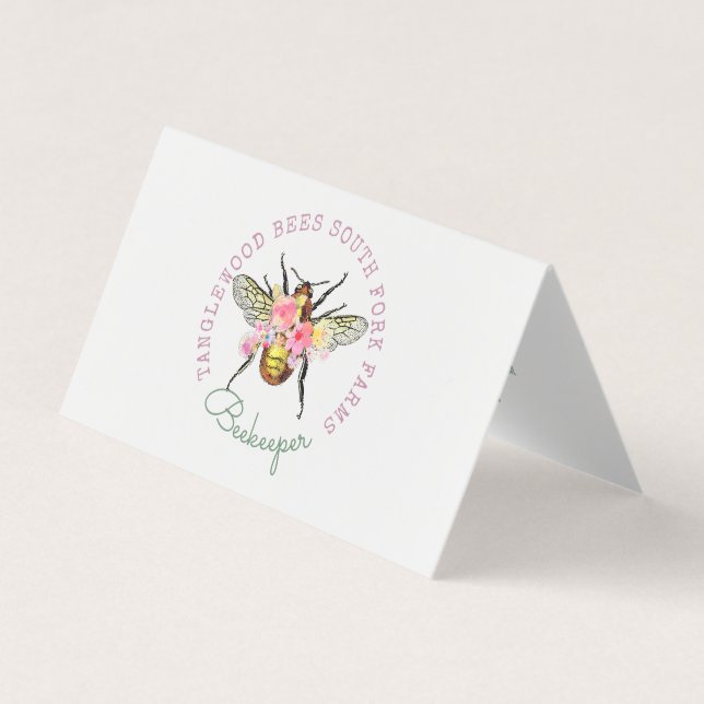 Carte de visite Carré de la floraison de l'abeille (Devant)