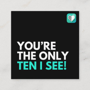 CARTE DE VISITE CARRÉ DIX-I-VOIE