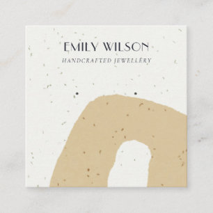 CARTE DE VISITE CARRÉ ÉCRAN DE RESTAURATION DE L'ÉTUDE JAUNE DE L'OCRE