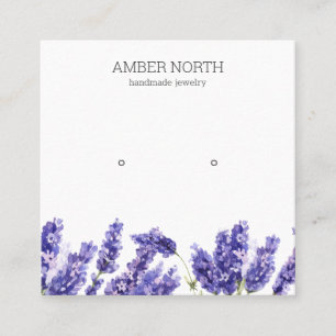 Carte De Visite Carré Écran Lilac Lavender Flower Jewelry