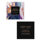 Elégant Glam Liquid Marbre Bleu pourpre Or