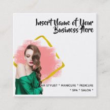 Elégant modèle cheveux longs faux or blush aquarel