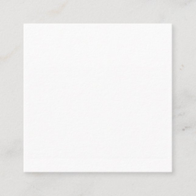 Carte De Visite Carré *~* ENREGISTRER le fichier de dégradé BLANC (Devant)