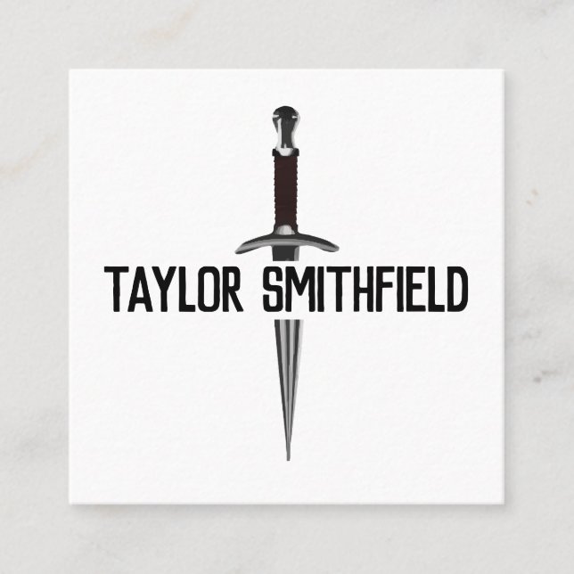 Carte De Visite Carré épée (Devant)