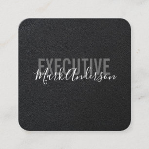 Carte De Visite Carré exécutif   Série de signatures Lux