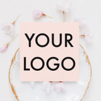 Girl Elegant Logo Professional Blush Pink