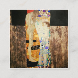 Carte De Visite Carré Gustav Klimt - Les Trois Âges De La Femme