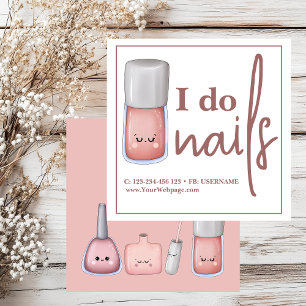 Carte De Visite Carré I do nails