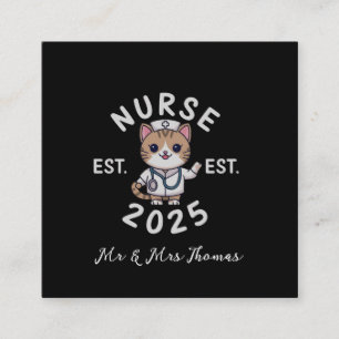 Carte De Visite Carré Infirmière Est 2025 : Célébrons l'avenir des soins