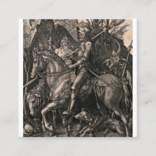 Carte De Visite Carré Knight Death et le diable Albrecht Durer