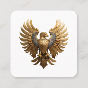Carte De Visite Carré L'aigle d'or