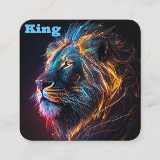 Carte De Visite Carré Lion King