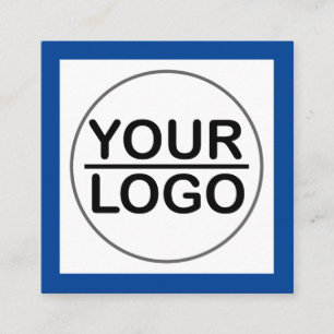 CARTE DE VISITE CARRÉ LOGO MODERNE