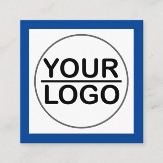 CARTE DE VISITE CARRÉ LOGO MODERNE