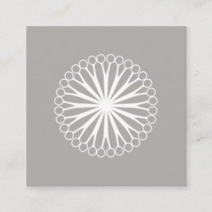 Carte De Visite Carré Logo moderne de ciseau de coiffeur