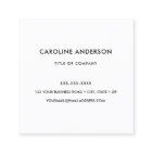Logo personnalisé, blanc, carré, professionnel