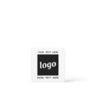 Logo simple et code QR texte