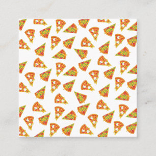 Carte De Visite Carré Love Pizza