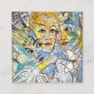 Carte De Visite Carré Lunis, points d'infini par Francis Picabia