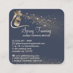 Carte De Visite Carré Luxuriant Marine Carré Gold Spray Tan Aftercare