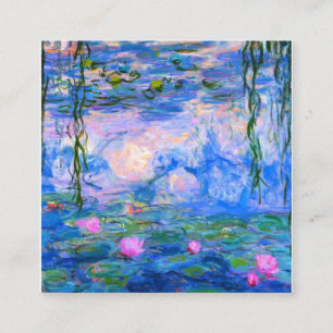 Carte De Visite Carré Lys d'eau Claude Monet restaurés
