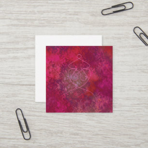 Carte De Visite Carré Mandala