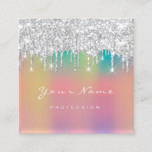 Carte De Visite Carré Maquillage Artiste Professionnel Eyelashes Drivers