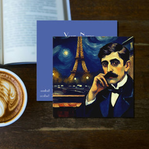 Carte De Visite Carré Marcel Proust à Paris - Art imaginaire