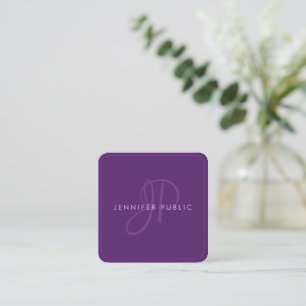 Carte De Visite Carré Marque de luxe élégante professionnelle tendance v