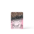 Merci Empreinte de léopard rose Pour Votre Command